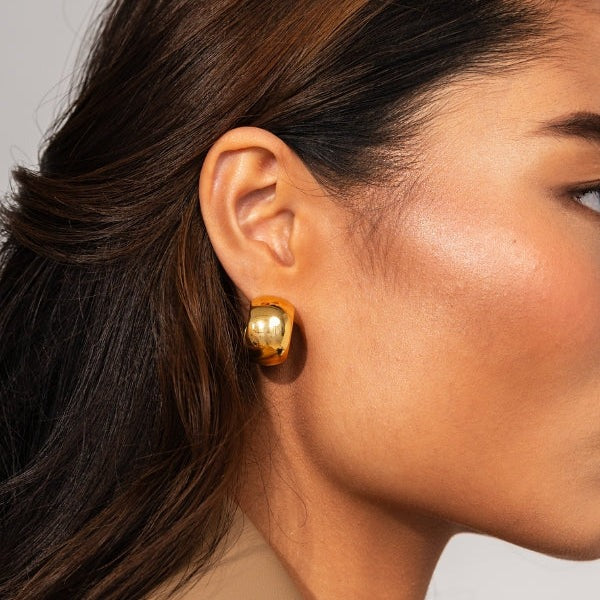 Dolce Stud Earrings Gold