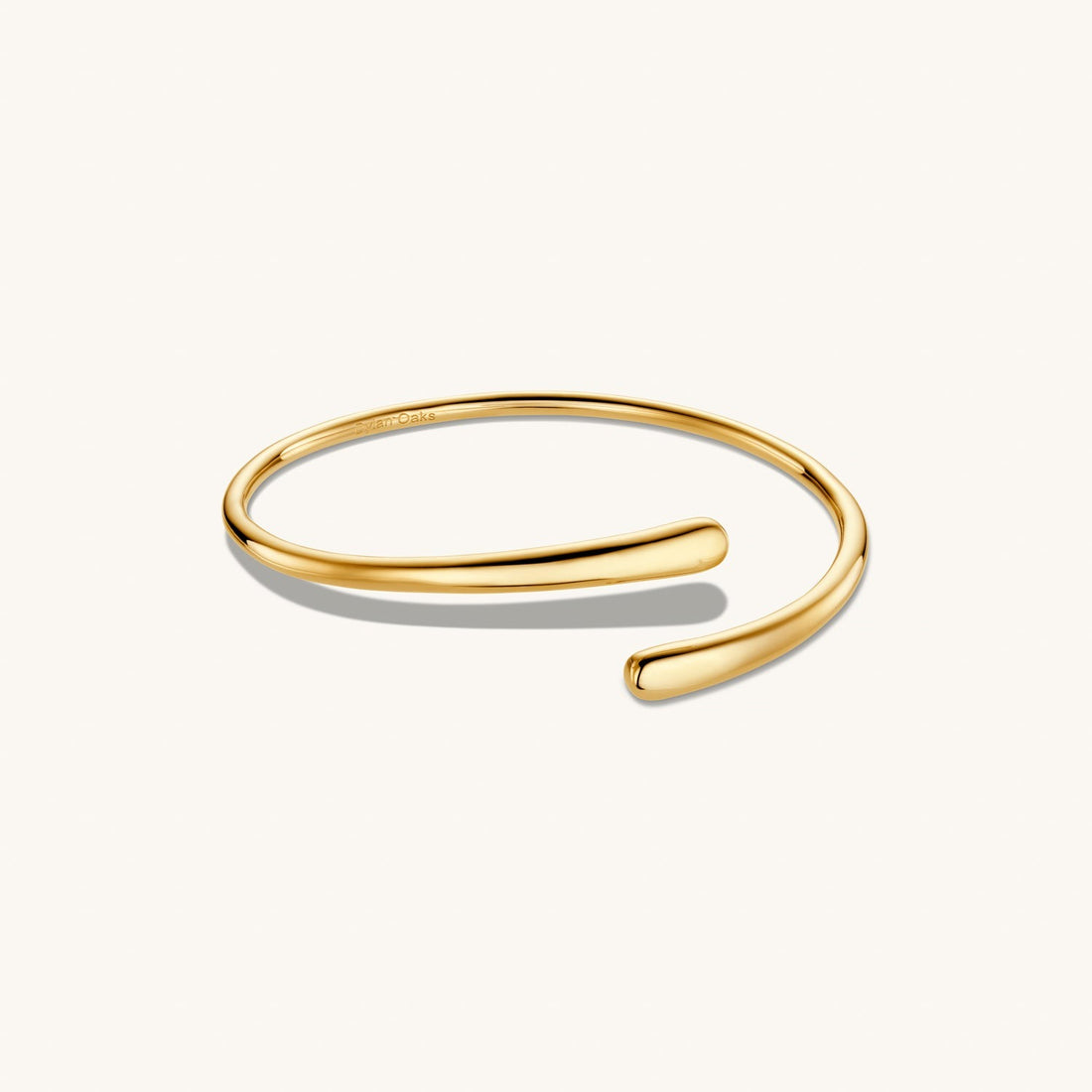 Dome Cuff Bracelet Gold
