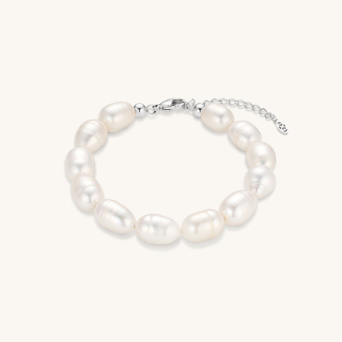 Harmony Pearl Bracelet In Silver