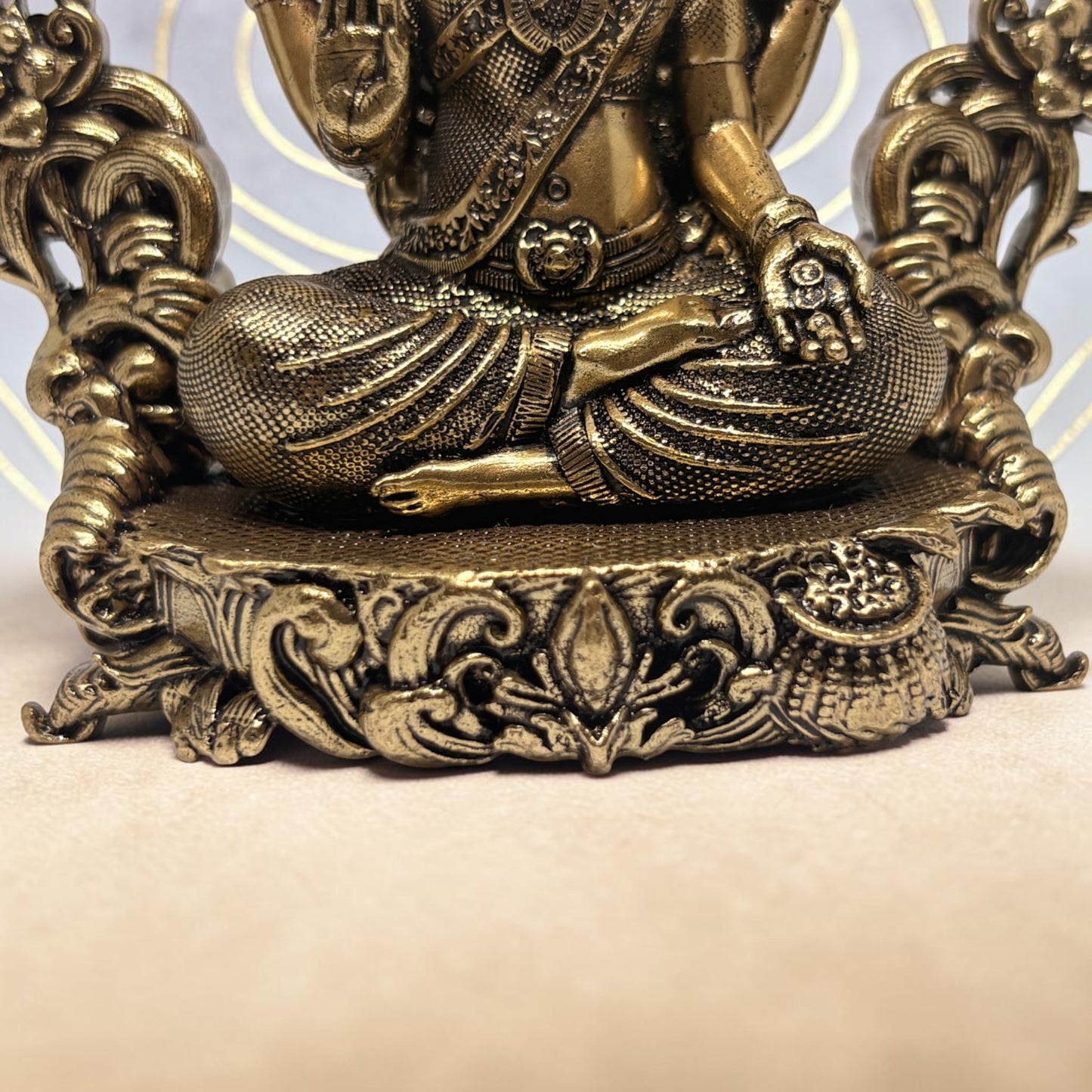 Mahalakshmi — Brass Lakshmi with Ornate Frame