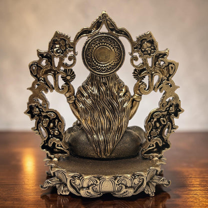 Mahalakshmi — Brass Lakshmi with Ornate Frame
