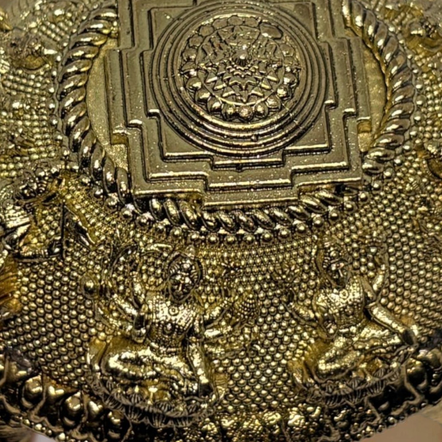 Kurma Shri — Brass Tortoise with Lakshmi & Sri Yantra
