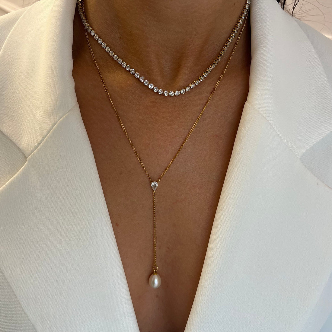 Pearl Drop Necklace 