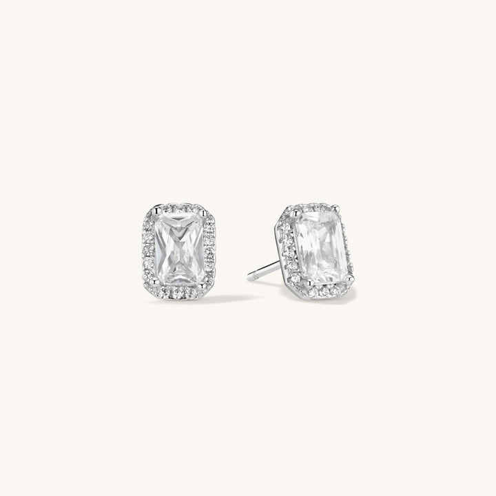 Radiance Stud Earrings Silver