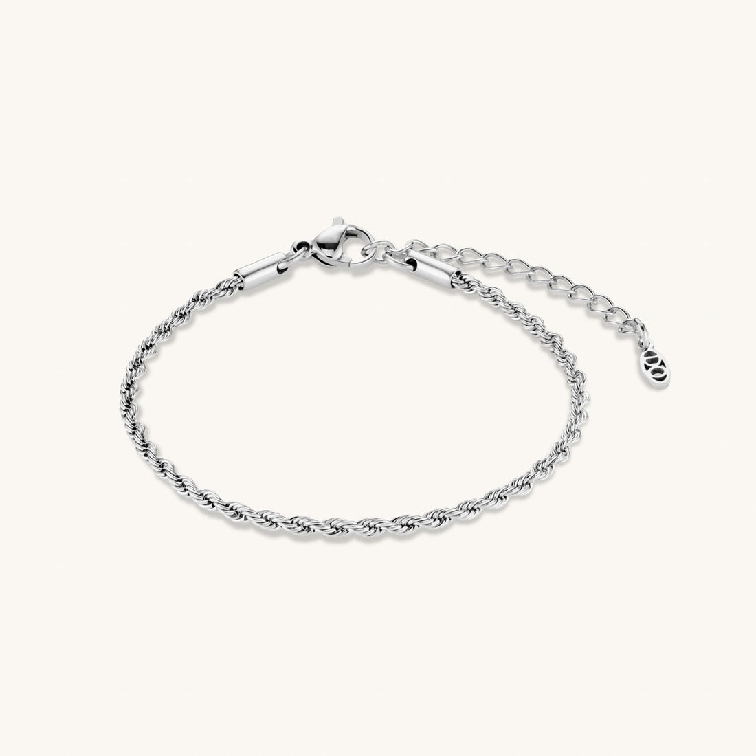 Rope Chain Bracelet in Silver