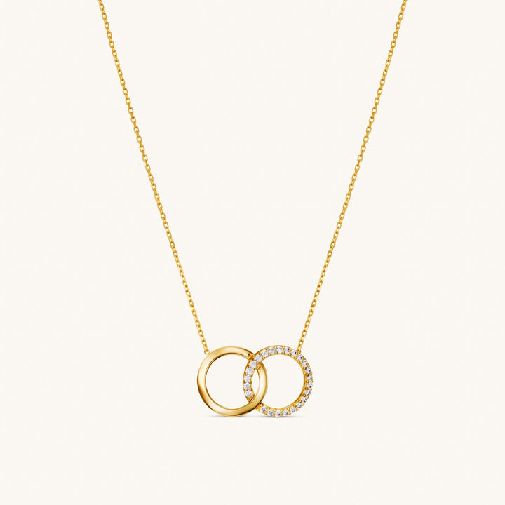 Solid Gold Eternity Necklace